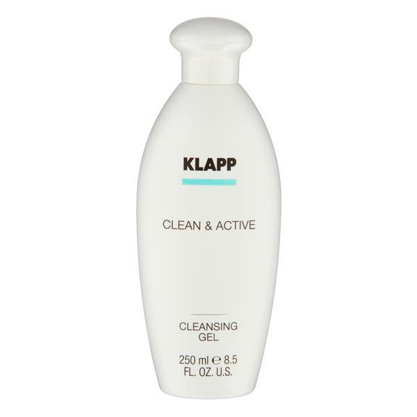 packaging Klapp clean & active cleansing gel